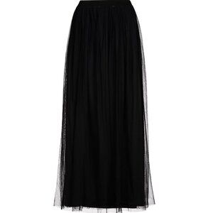 Long Black tulle skirt